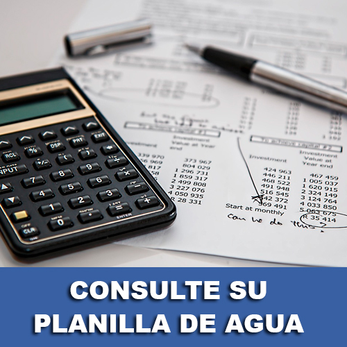 Consulte su Planilla de Agua